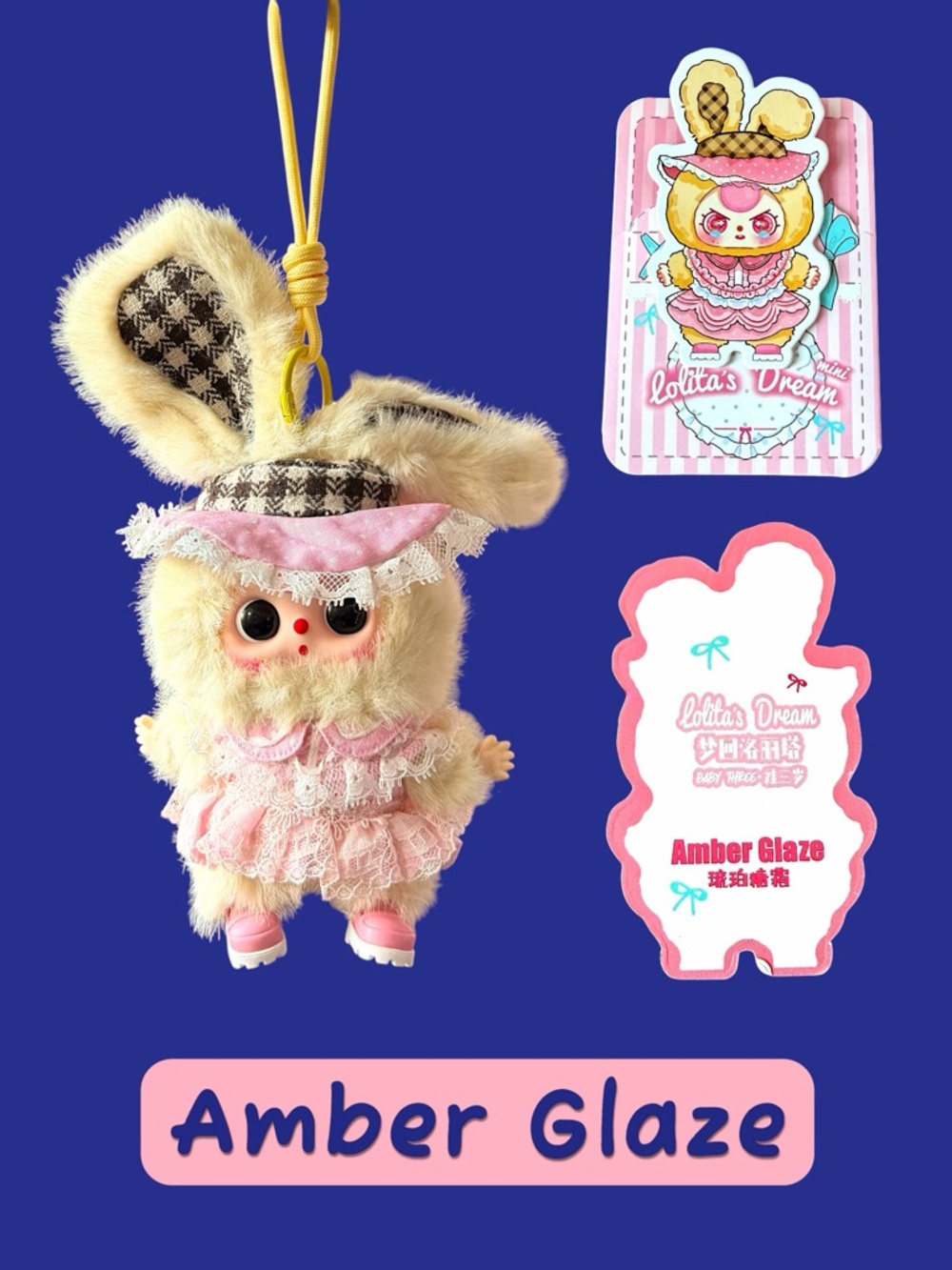 Baby Three Lolita's Dream Series Mini Plush Bunny - Picture 9 of 16